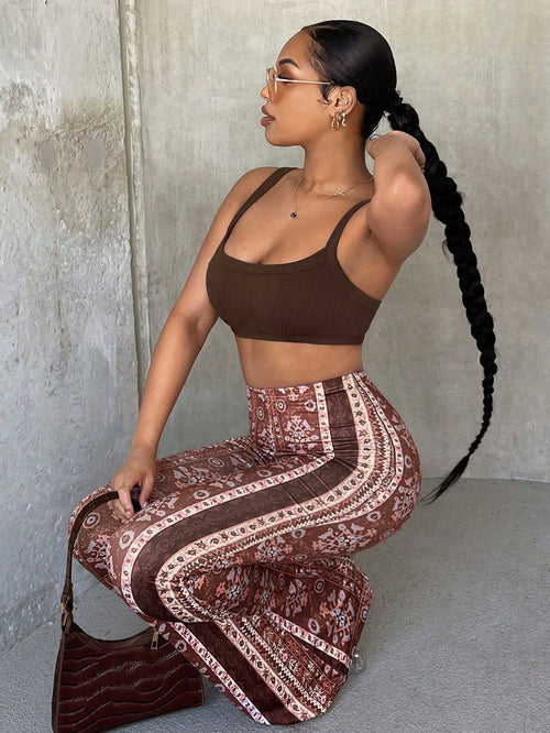 Bliss Boho flare leggings